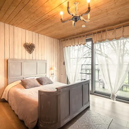 With Bubble Bath Sauna And Fireplace Holiday home Manhay